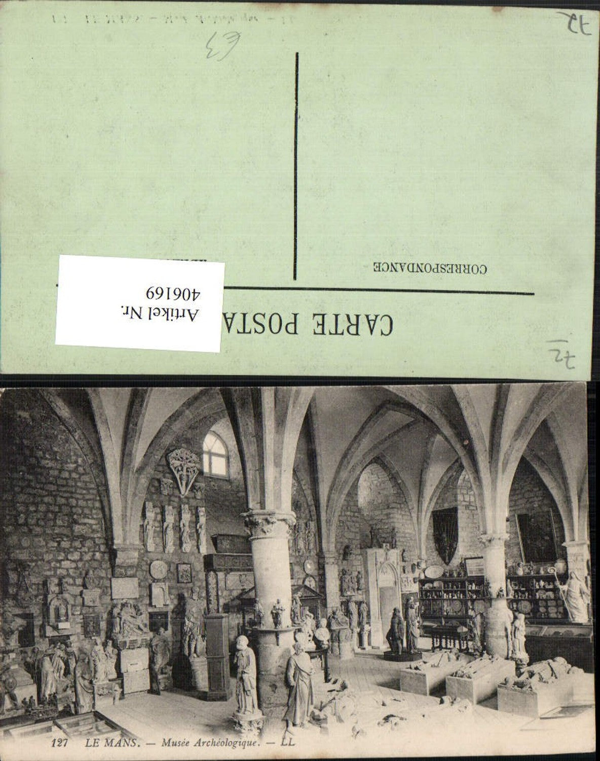 406169,Pays de la Loire Sarthe Le Mans Musee Archeologique Museum Archäologie