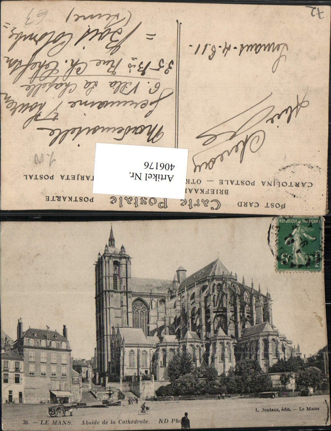406176,Pays de la Loire Sarthe Le Mans La Cathedrale Kirche