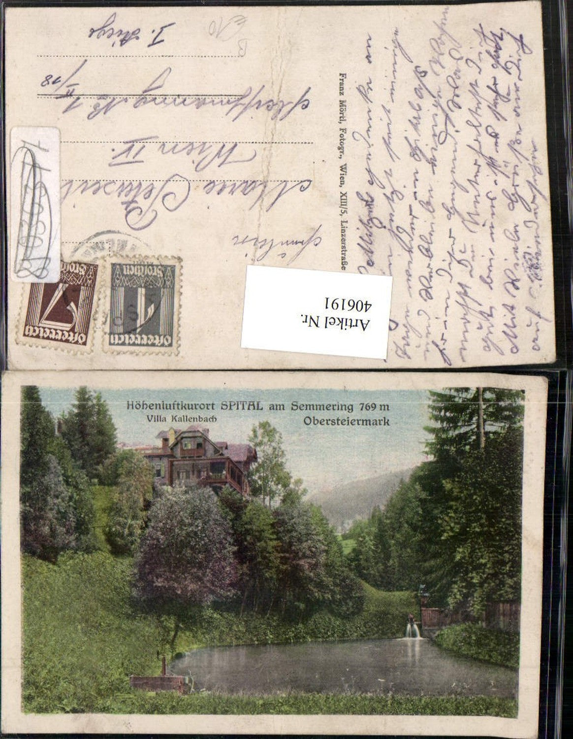 Alte Ansichtskarte – Old Postcard