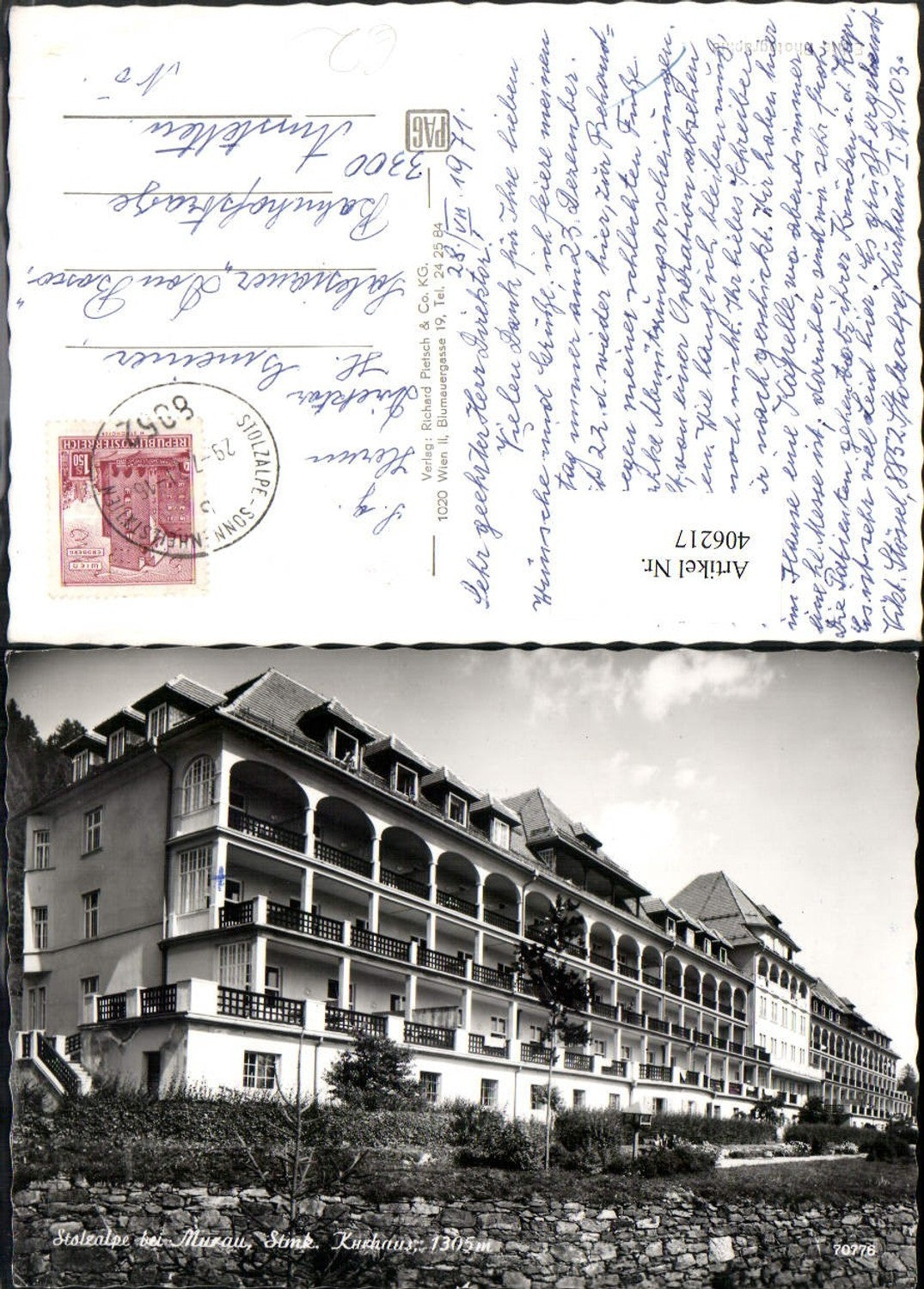 Alte Ansichtskarte – Old Postcard