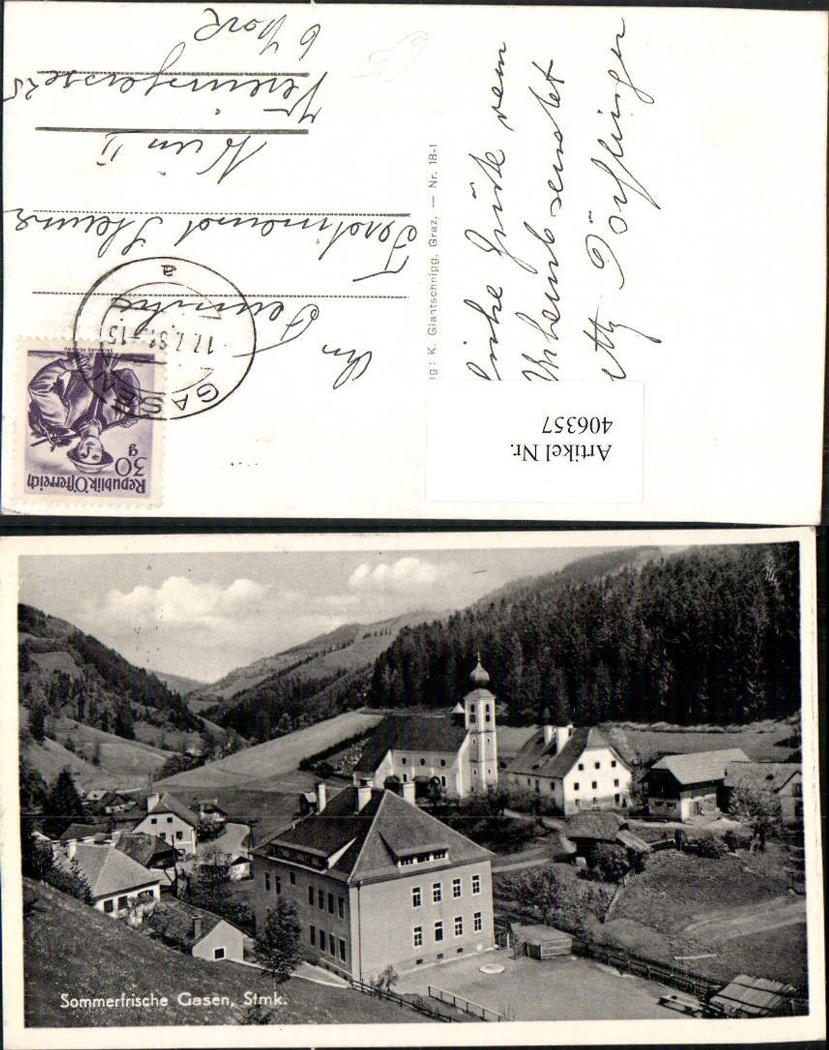 Alte Ansichtskarte – Old Postcard