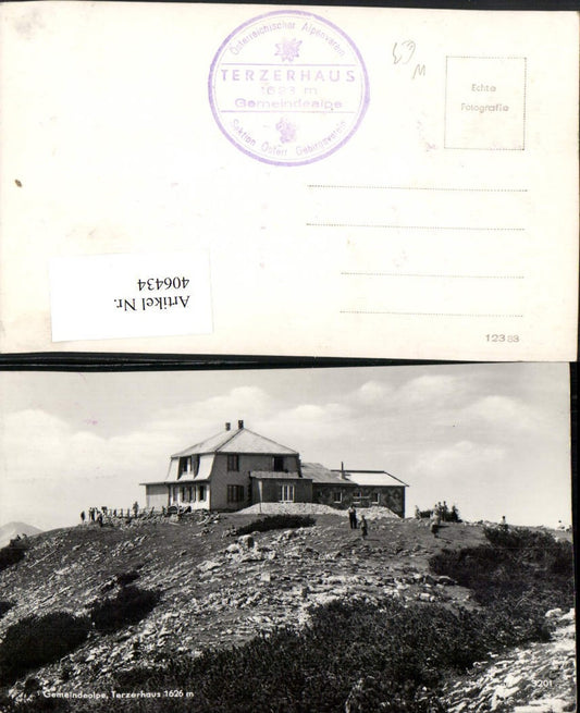 406434,Gemeindealpe Terzerhaus Berghütte b. Mitterbach