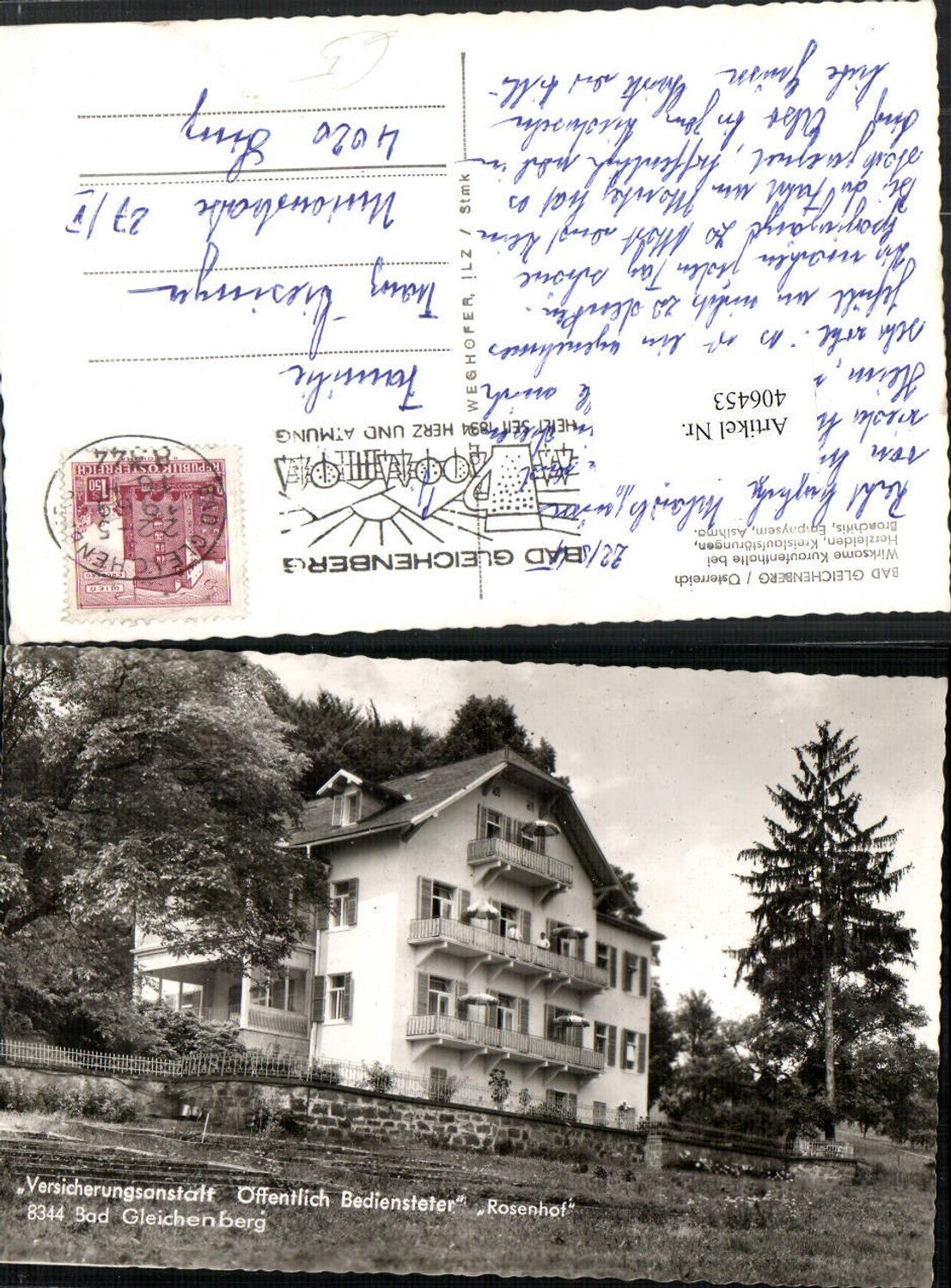 Alte Ansichtskarte – Old Postcard