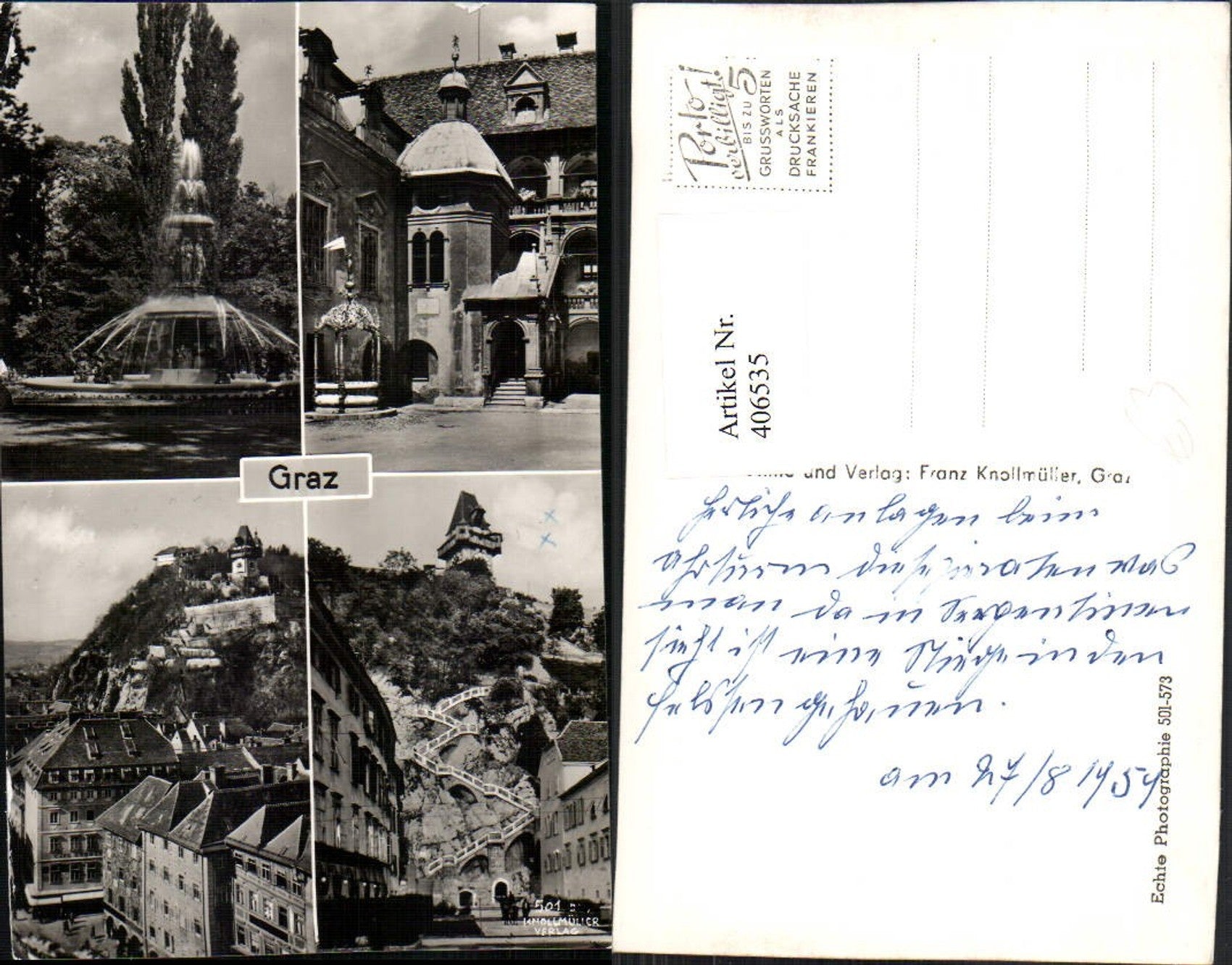 Alte Ansichtskarte – Old Postcard
