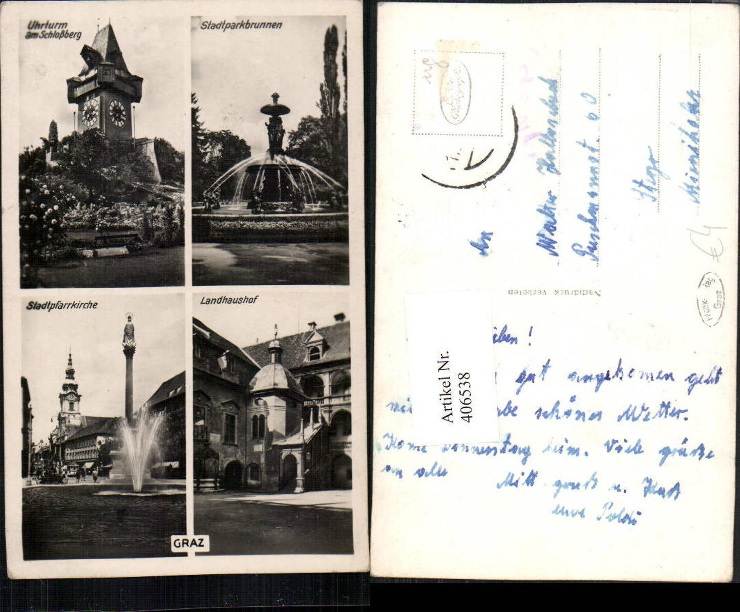Alte Ansichtskarte – Old Postcard