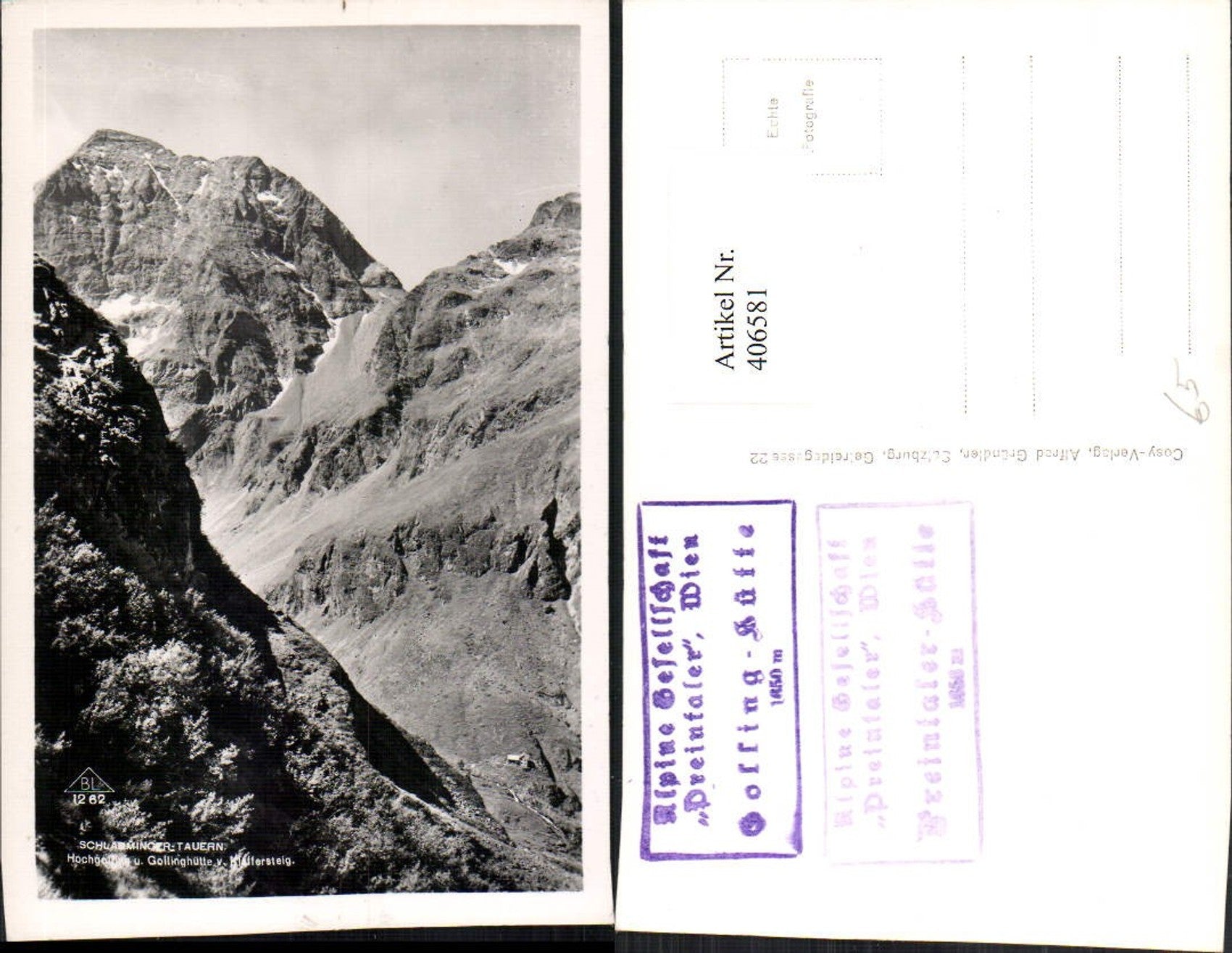 Alte Ansichtskarte – Old Postcard