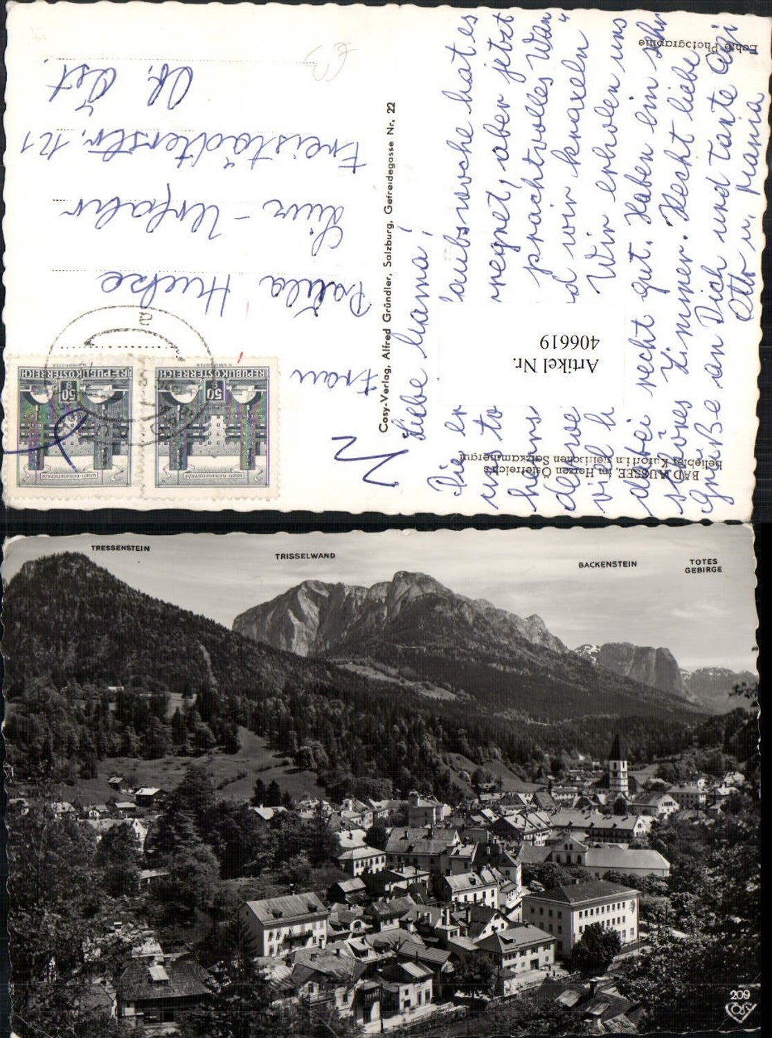 Alte Ansichtskarte – Old Postcard