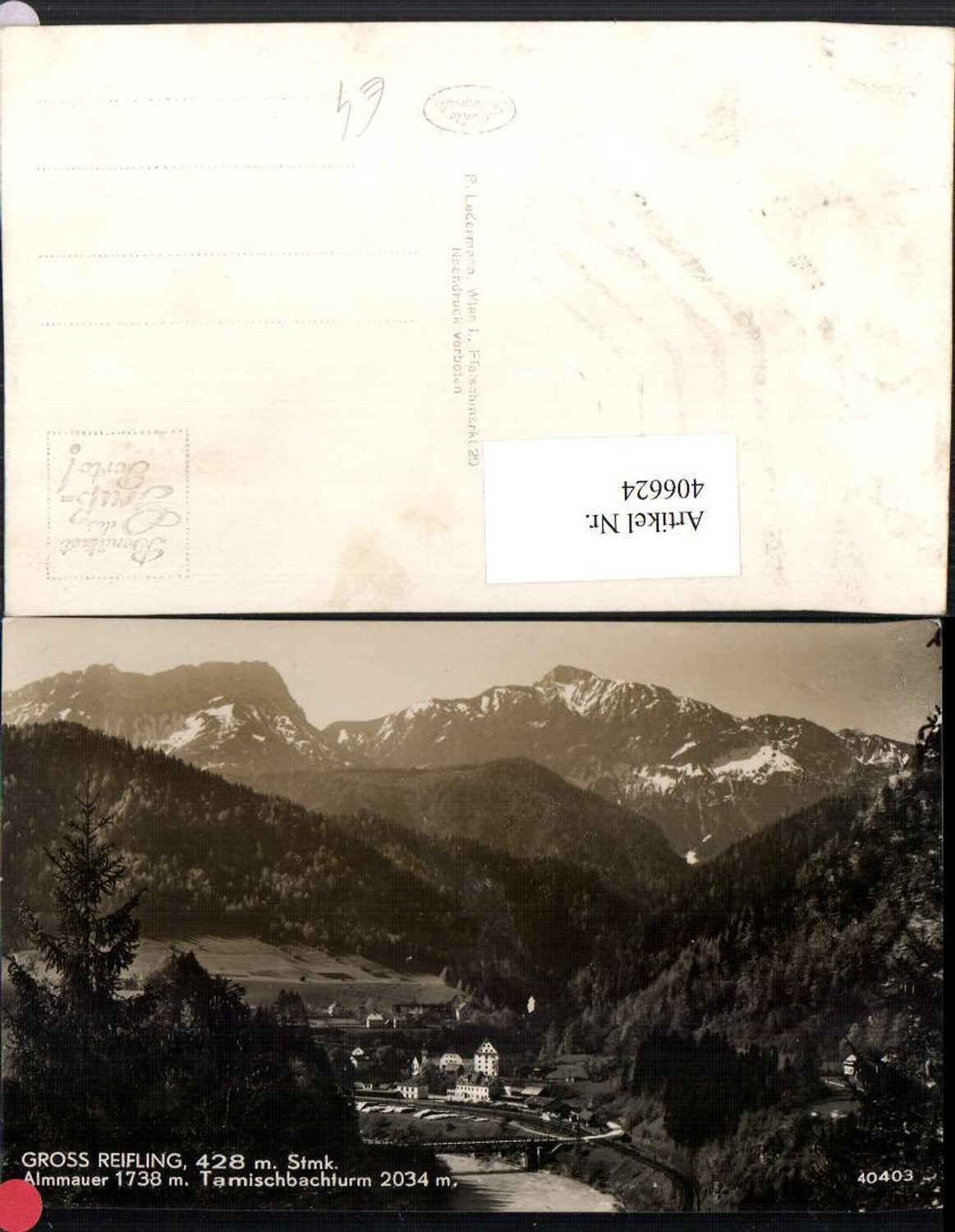 Alte Ansichtskarte – Old Postcard