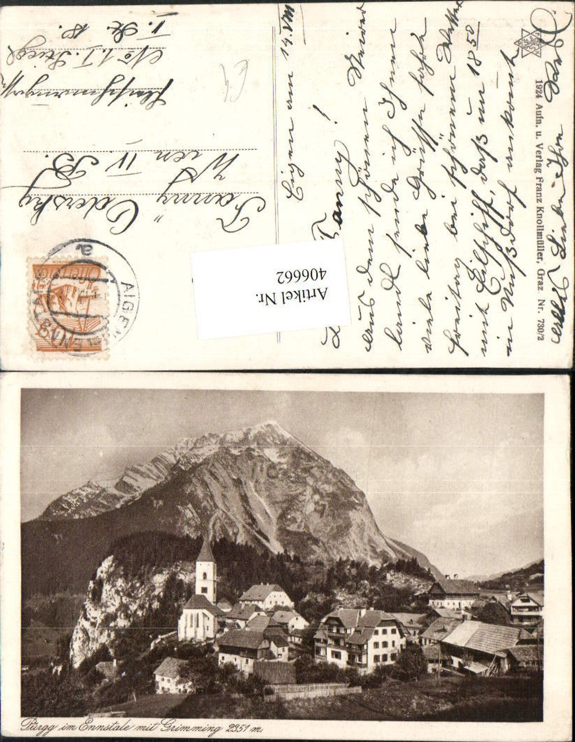 Alte Ansichtskarte – Old Postcard