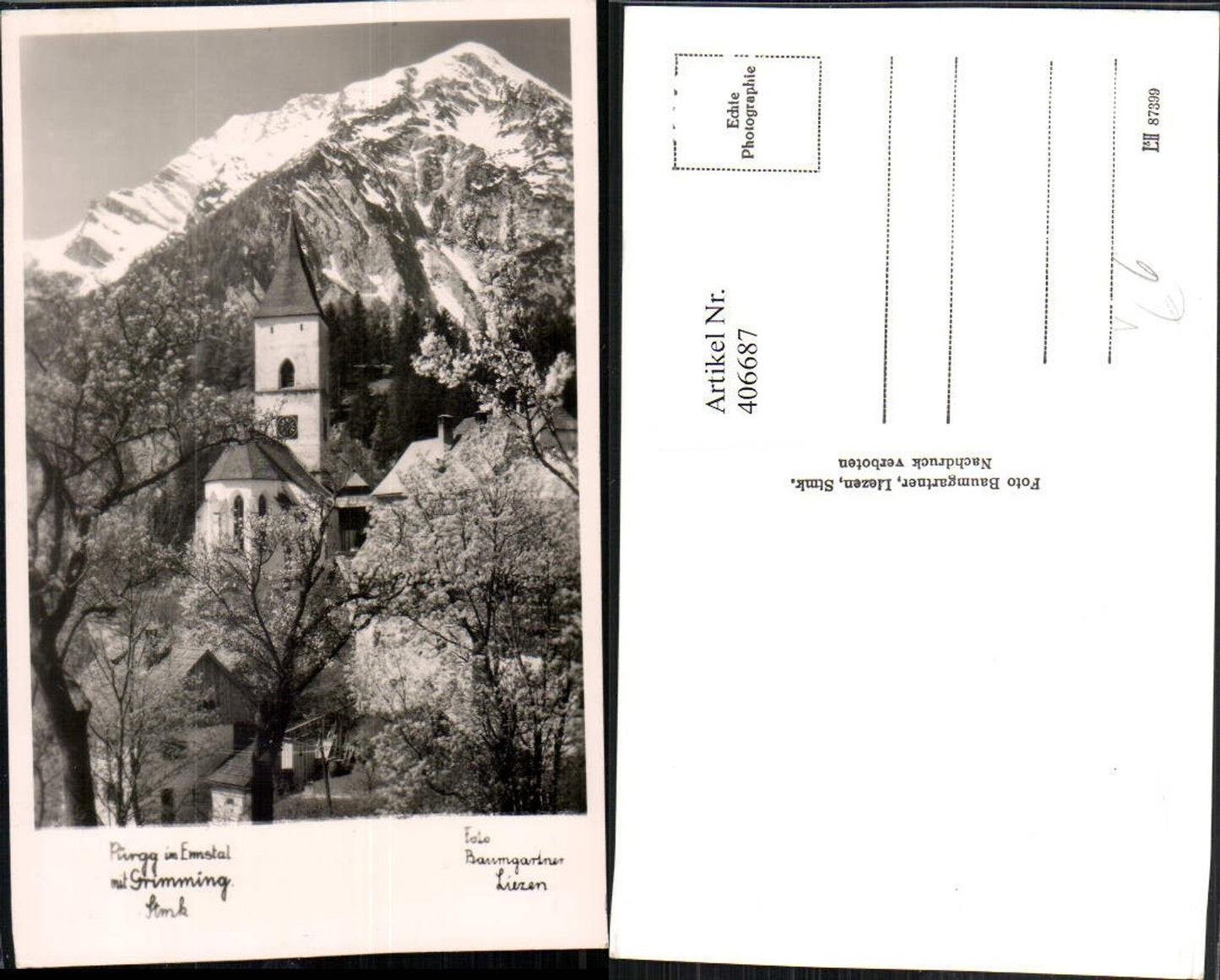 Alte Ansichtskarte – Old Postcard