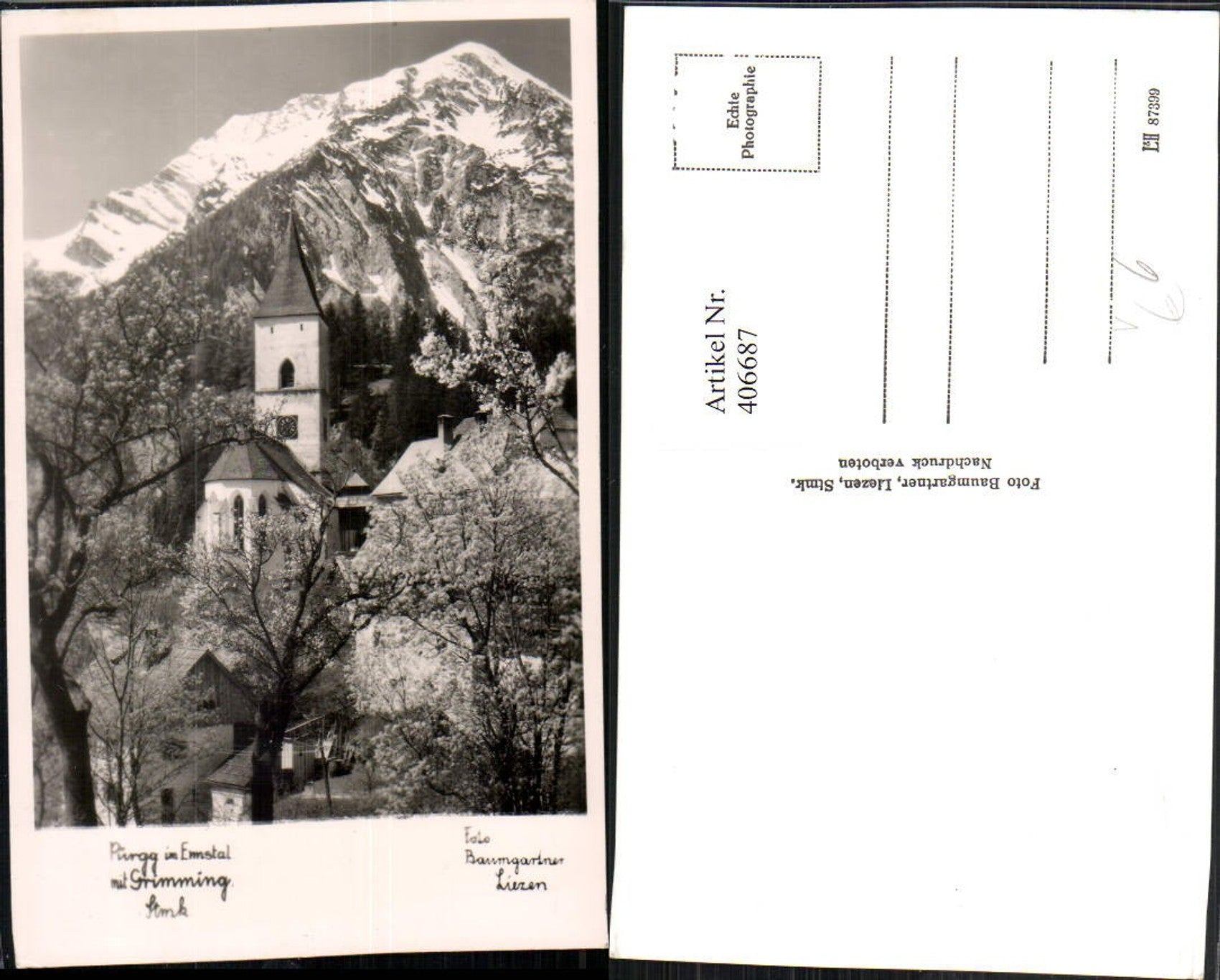 Alte Ansichtskarte – Old Postcard