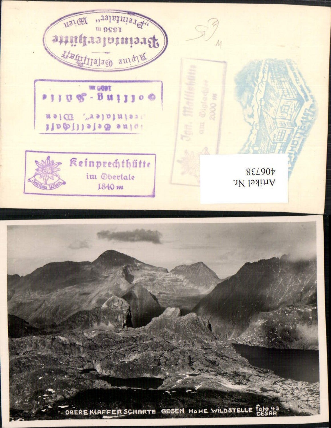 Alte Ansichtskarte – Old Postcard