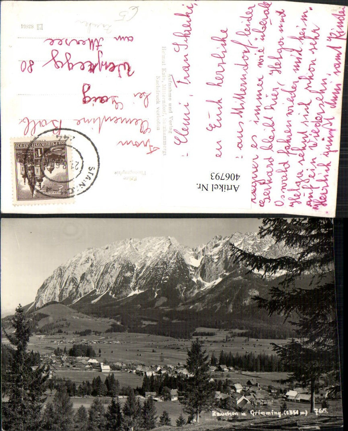 Alte Ansichtskarte – Old Postcard