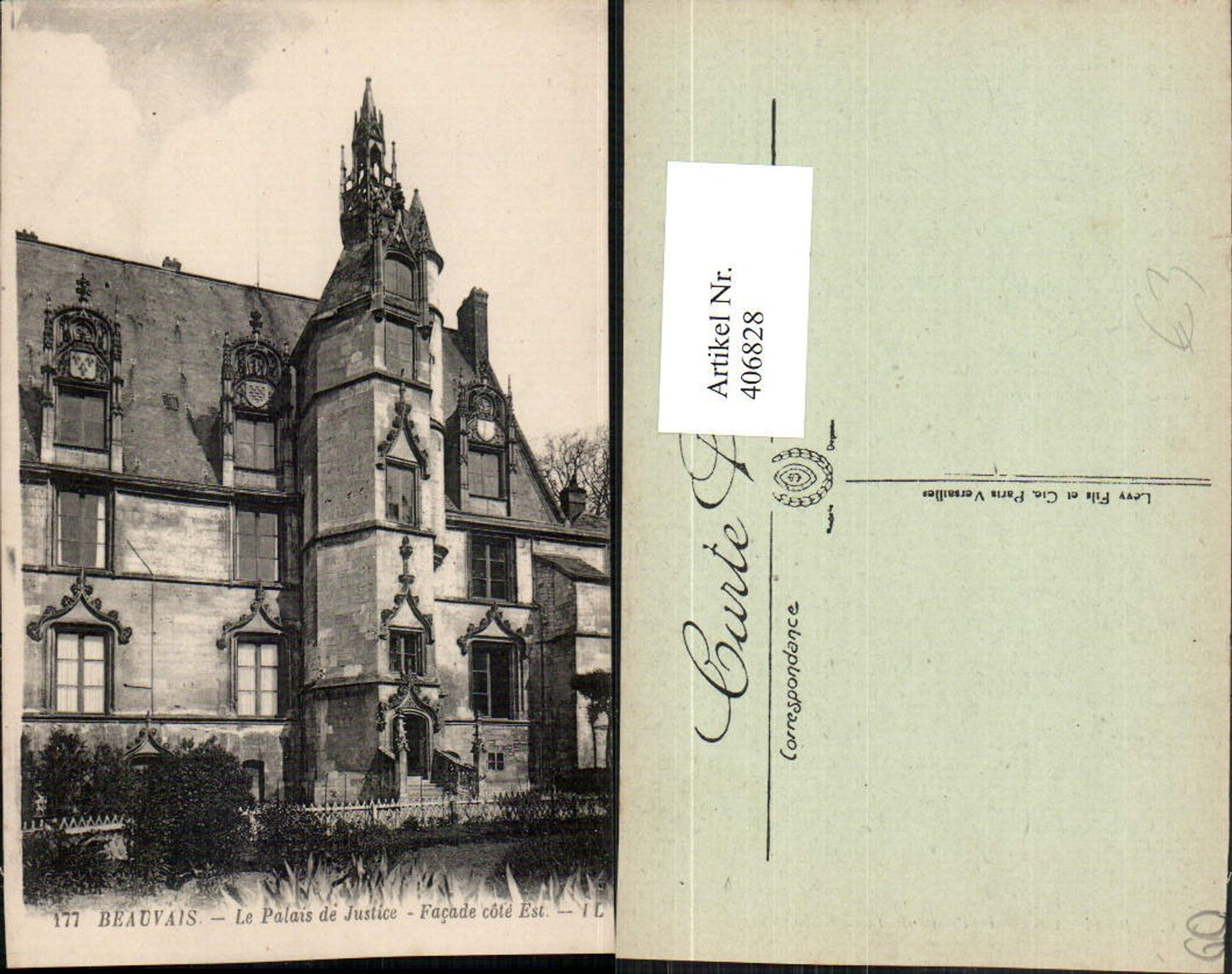 406828,Picardie Oise Beauvais Le Palais de Justice Justizpalast