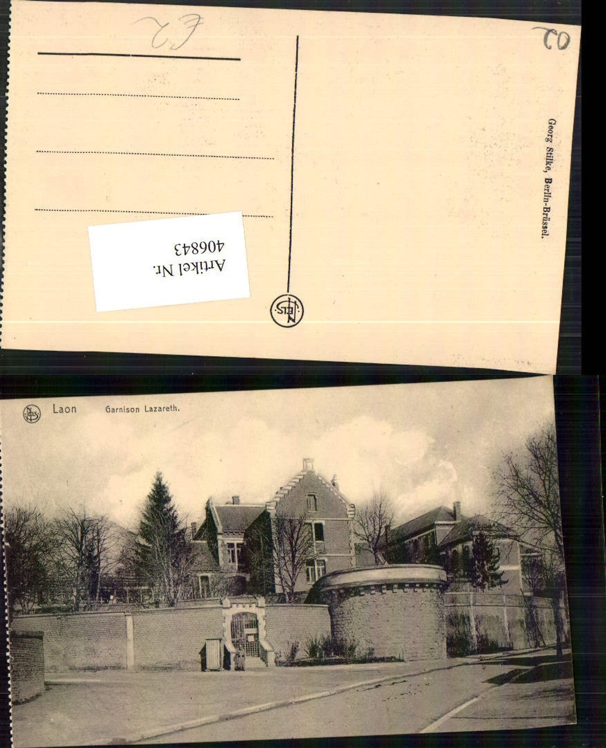 406843,Picardie Aisne Laon Garrison Lazareth