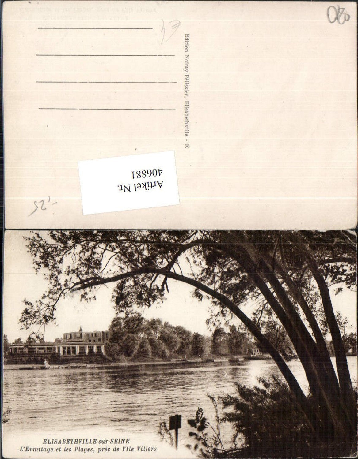 406881,Picardie Somme Elisabethville-sur-Seine Ermitage et les Plages Partie