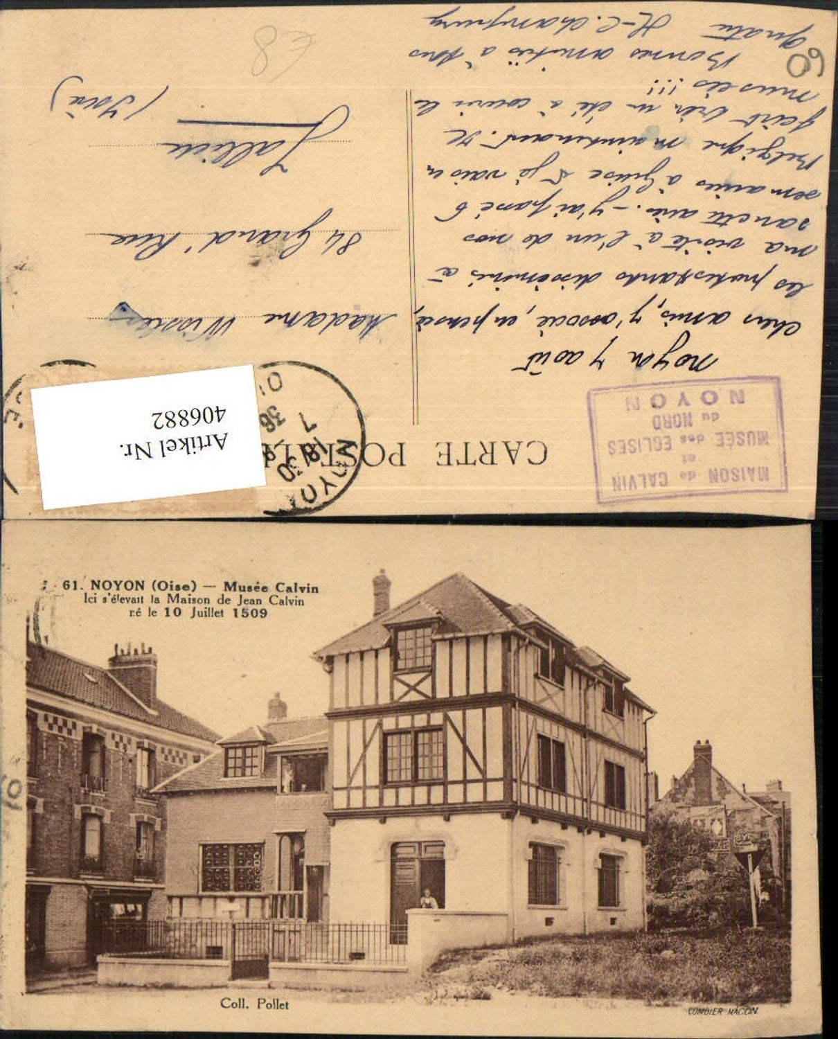 406882,Picardie Oise Noyon Musee Calvin Museum