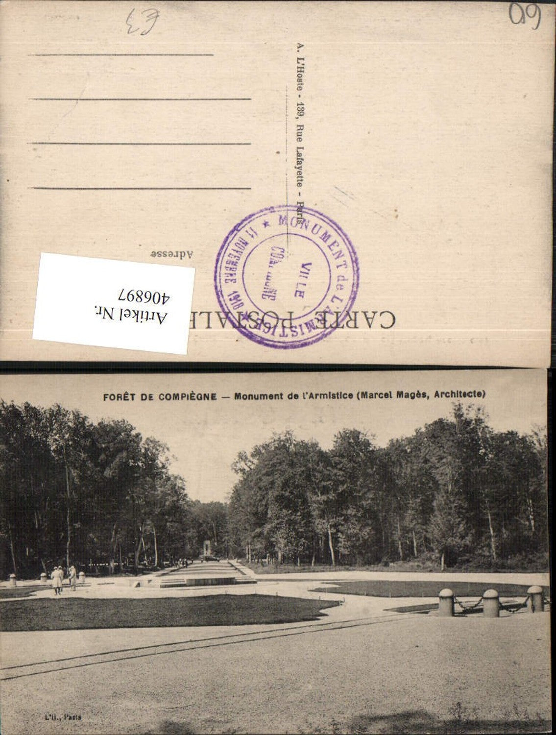 406897,Picardie Oise Foret de Compiegne Monument Armistice Park