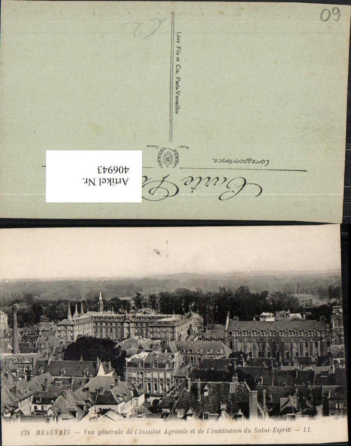406943,Picardie Oise Beauvais Vue generale de Institut Agricole et Institut Saint-Esprit