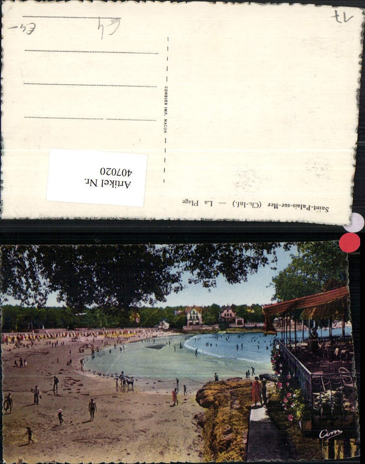 407020,Poitou-Charentes Charente-Maritime Saint-Palais-sur-Mer La Plage Strand