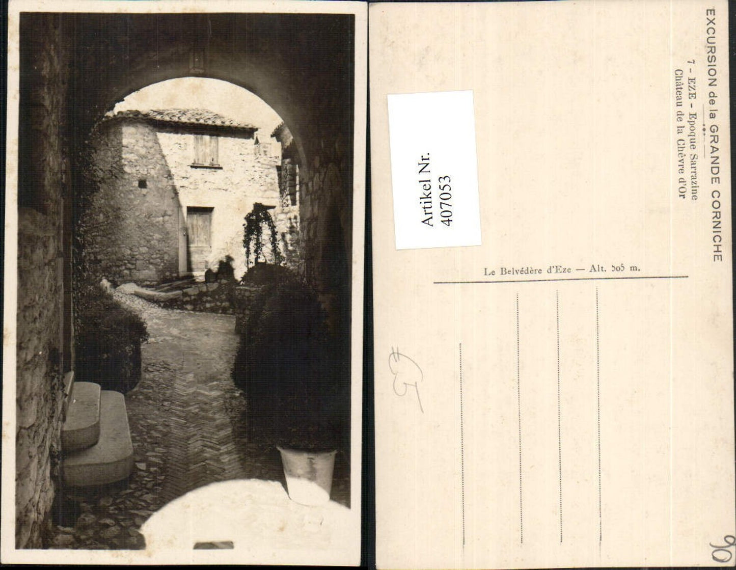 407053,Provence-Alpes-Cote-Azur Alpes-Maritimes Eze Chateau de la Chevre d'Or Motiv