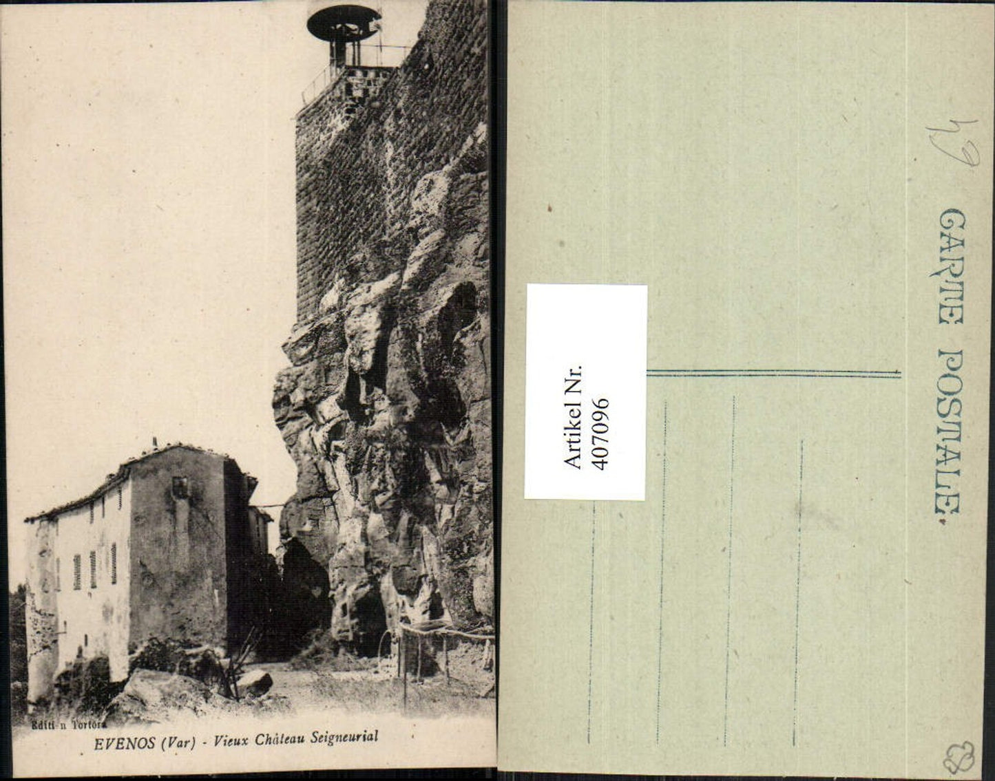 407096,Provence-Alpes-Cote-Azur Var Evenos Chateau Seigneurial Schloss