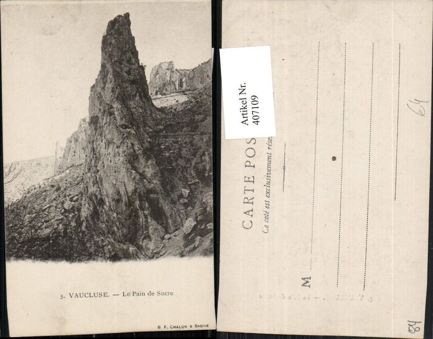 407109,Provence-Alpes-Cote-Azur Vaucluse Le Pain de Sucre Felsen