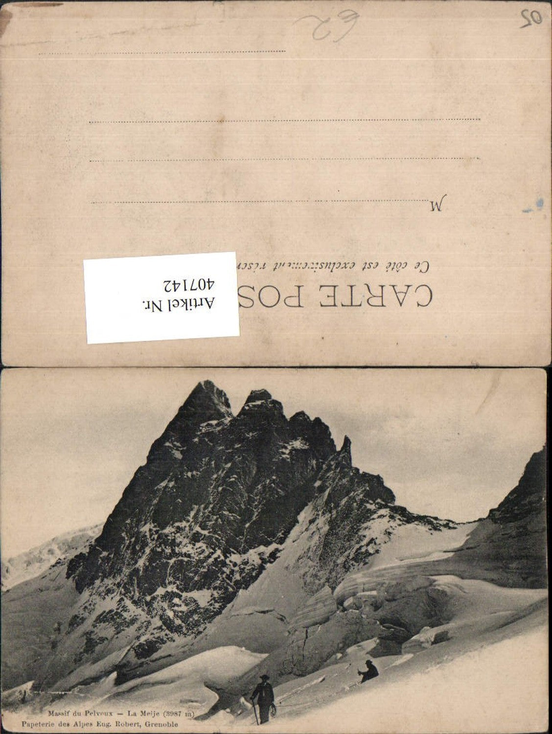 407142,Provence-Alpes-Cote-Azur Hautes-Alpes Massif du Pelvoux La Meije Bergkulisse