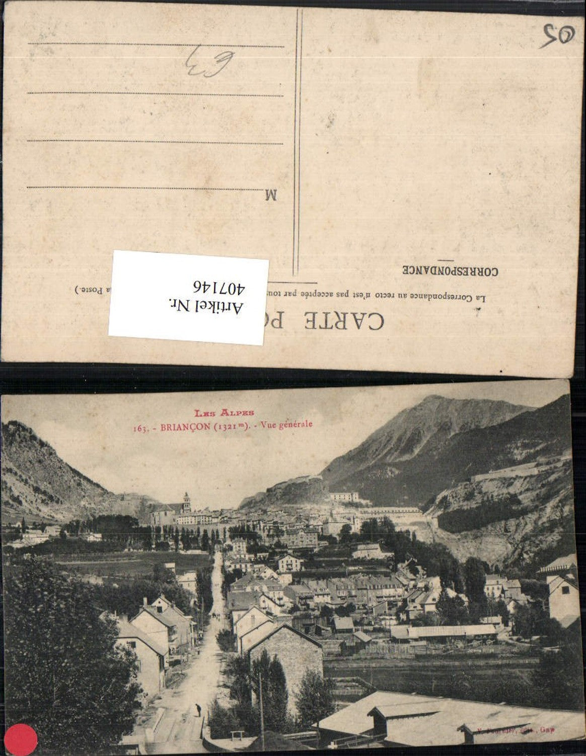 407146,Provence-Alpes-Cote-Azur Hautes-Alpes Briancon Vue generale Totale