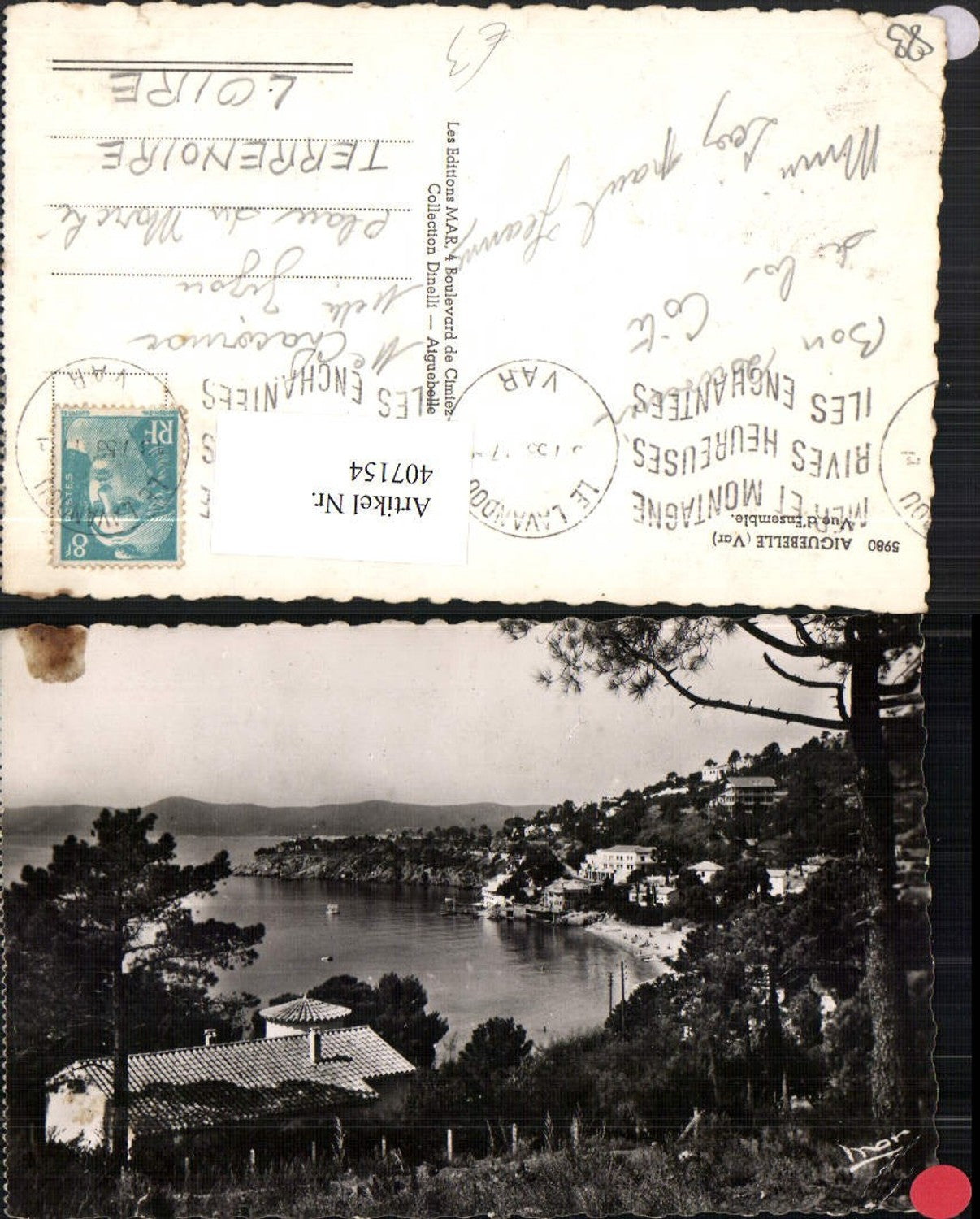 407154,Provence-Alpes-Cote-Azur Var Aiguebelle Teilansicht Küste