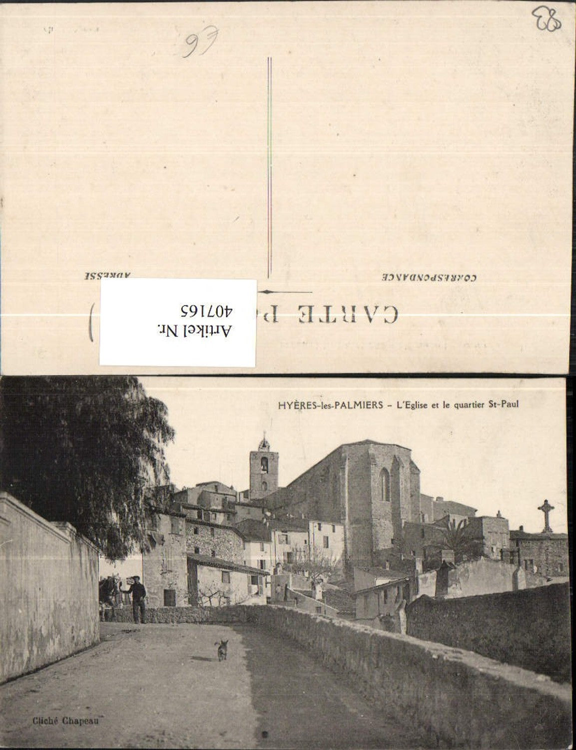 407165,Provence-Alpes-Cote-Azur Var Hyeres-les-Palmiers Eglise Kirche
