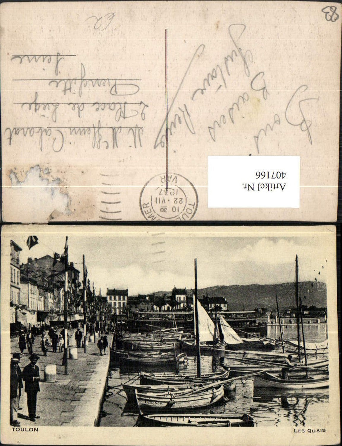 407166,Provence-Alpes-Cote-Azur Var Toulon Les Quais Boote