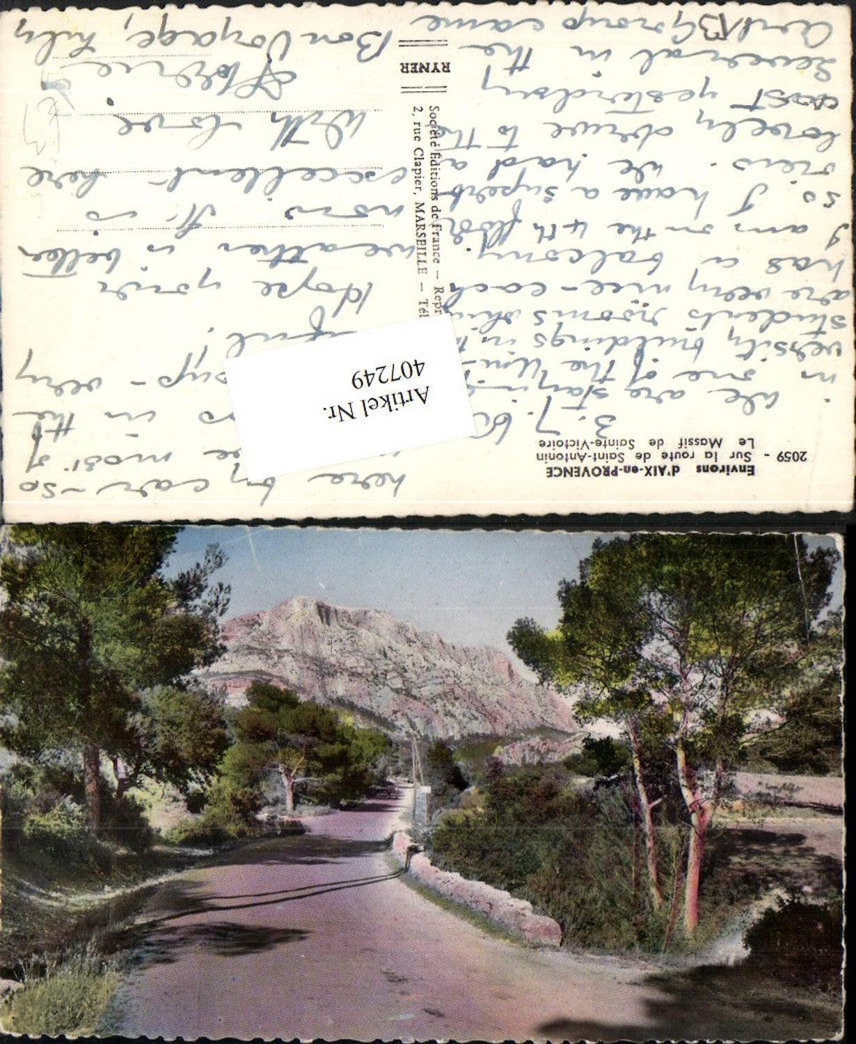 407249,Provence-Alpes-Cote-Azur Bouches-de-Rhone Aix-en-Provence Route de Saint-Antonin Straße