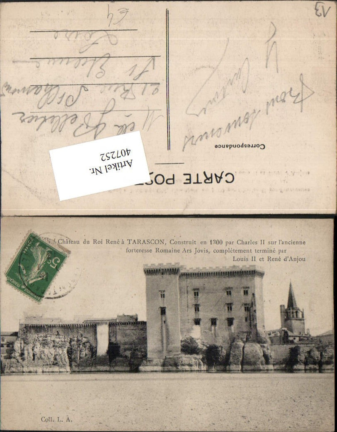 407252,Provence-Alpes-Cote-Azur Bouches-de-Rhone Tarascon Chateau du Roi Rene Schloss