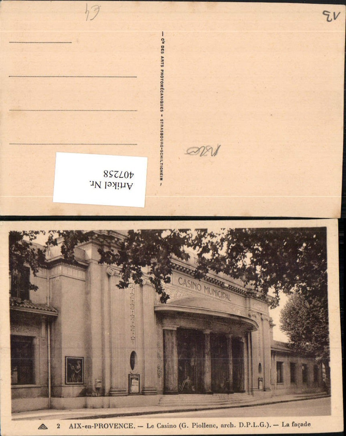 407258,Provence-Alpes-Cote-Azur Bouches-de-Rhone Aix-en-Provence Le Casino