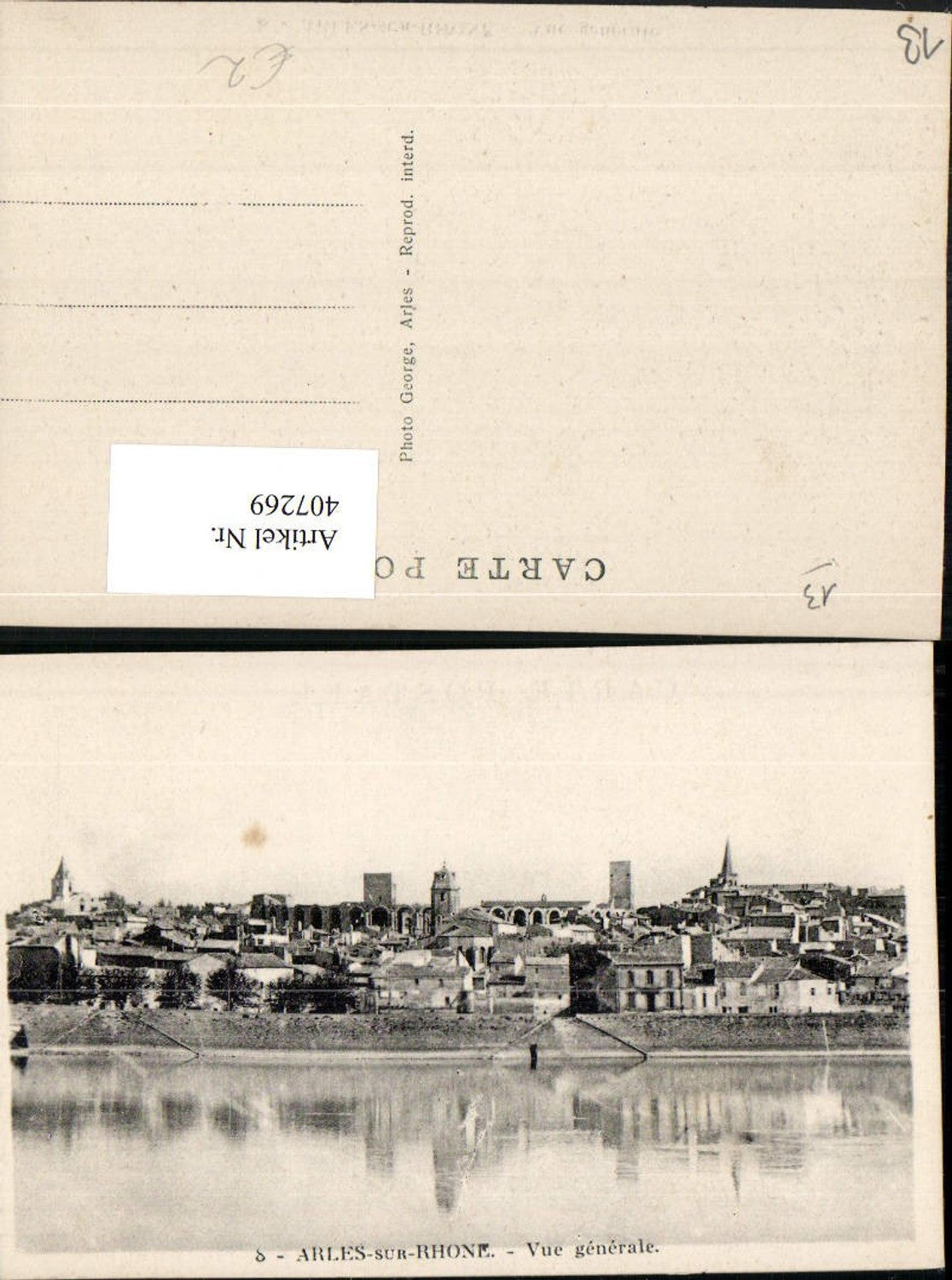 407269,Provence-Alpes-Cote-Azur Bouches-de-Rhone Arles-sur-Rhone Vue Generale Teilansicht