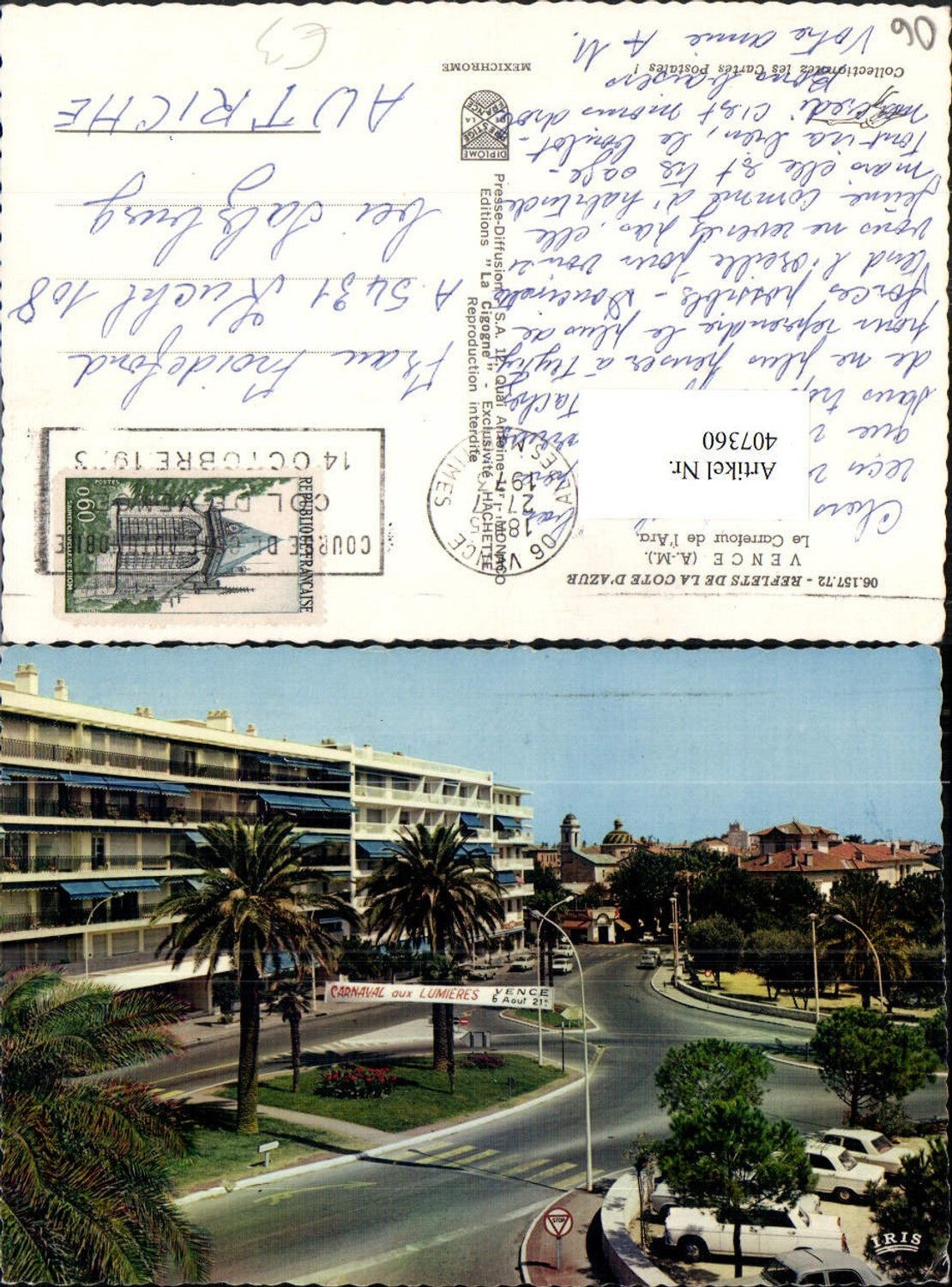 407360,Provence-Alpes-Cote-Azur Alpes-Maritimes Vence Le Carrefour de l'Ara Kreuzung