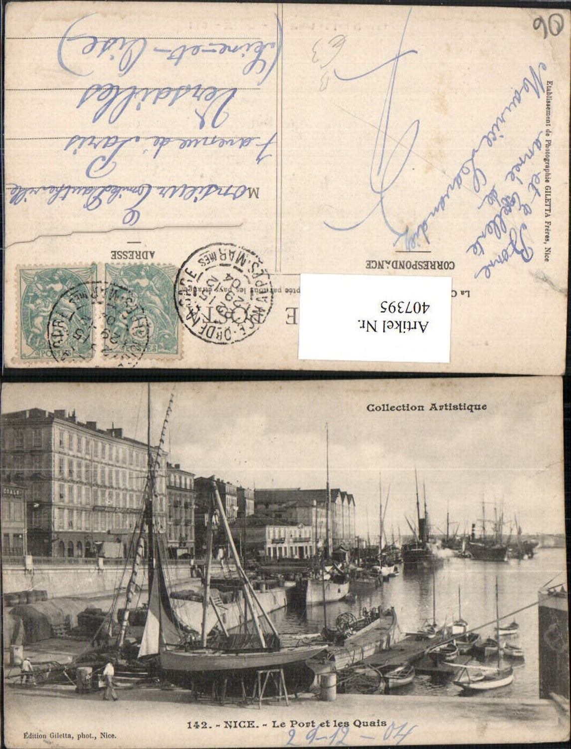 407395,Provence-Alpes-Cote-Azur Alpes-Maritimes Nice Nizza Port et les Quais Hafen Boote