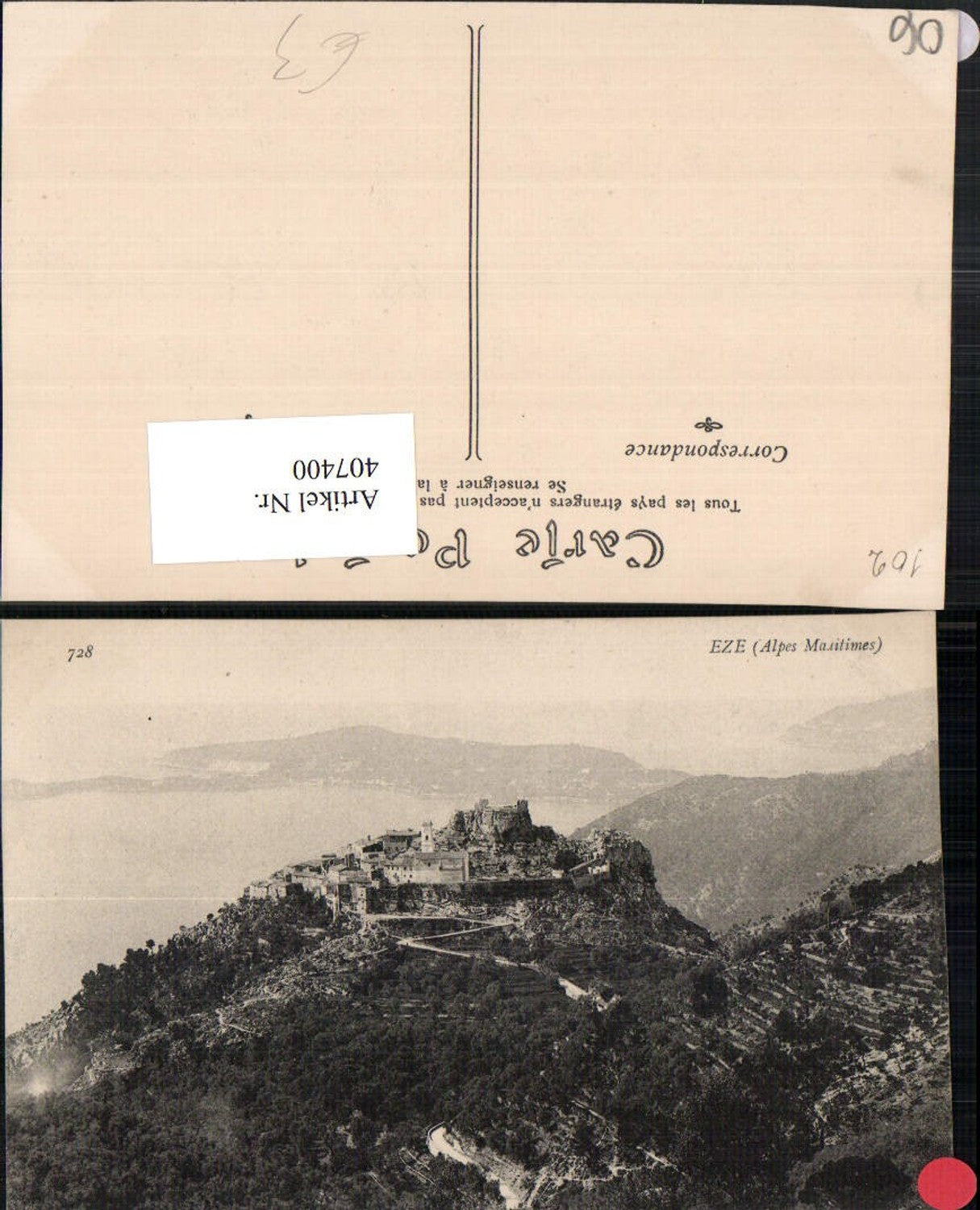 407400,Provence-Alpes-Cote-Azur Alpes-Maritimes Eze Totale