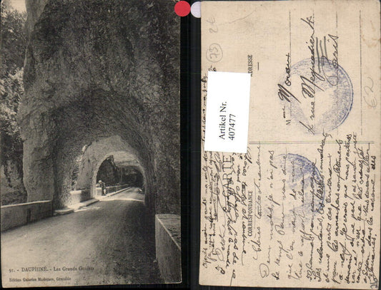 407477,Rhone-Alpes Drome Les Grands Goulets Tunnel Straße