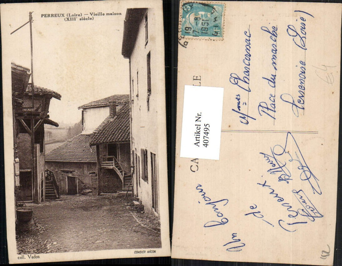 407495,Rhone-Alpes Loire Perreux Vieille maison Motiv