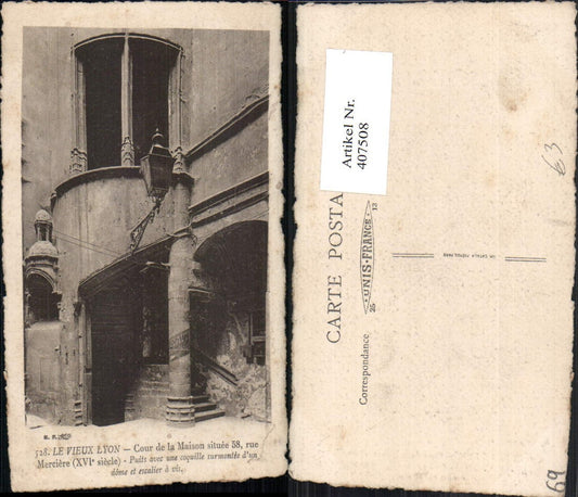 407508,Rhone-Alpes Rhone Lyon Cour de la Maison Hof Motiv
