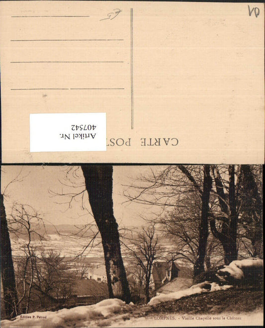 407542,Rhone-Alpes Ain Lompnes Vieille Chapelle sous le Chateau