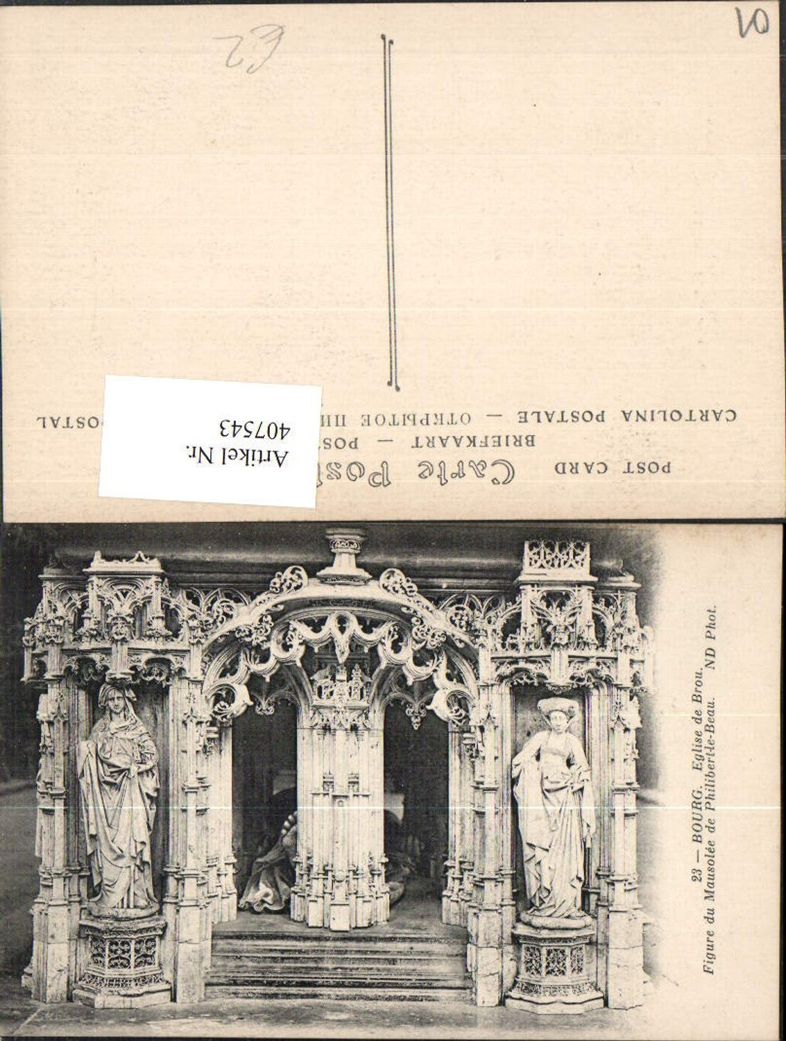 407543,Rhone-Alpes Ain Bourg Eglise de Brou Figure Mausolee Philibert-le-Beau Mausoleum