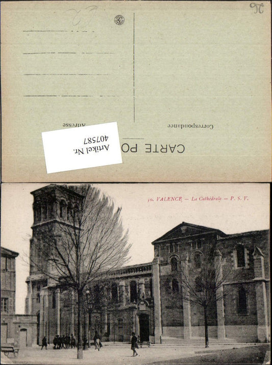 407587,Rhoen-Alpes Drome Valence La Cathedrale Kirche