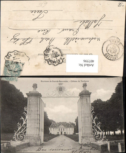 407596,Rhone-Alpes Isere Pont-de-Beauvoisin Chateau de Vaulserre Schloss