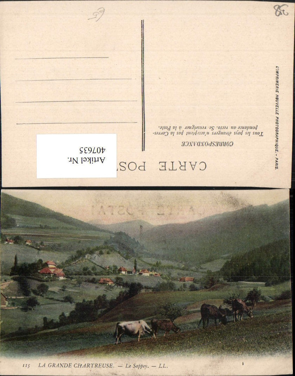 407635,Rhone-Alpes Isere Grande Chartreuse Le Sappey Landschaft