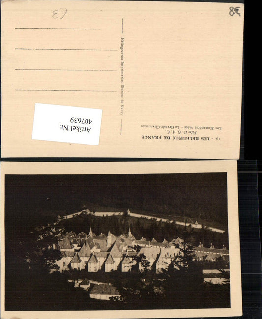 407639,Rhone-Alpes Isere Grande Chartreuse Monasteres Kloster