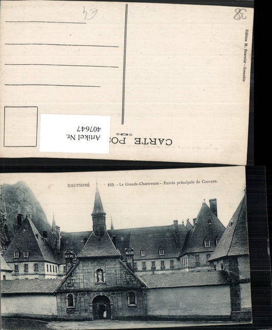 407647,Rhone-Alpes Isere Grande Chartreuse Couvent Kloster