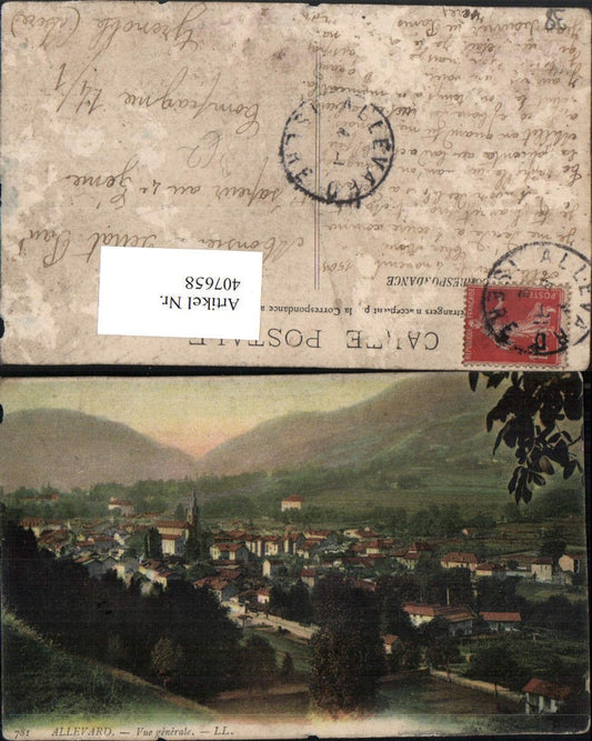 407658,Rhone-Alpes Isere Allevard Vue generale Totale